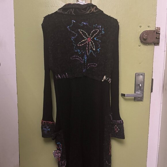 Unique Long Fantazia Sweater Cardigan - Picture 5 of 6